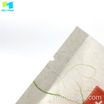 Sac d&#39;emballage à poche verticale pour pochette en papier de riz
